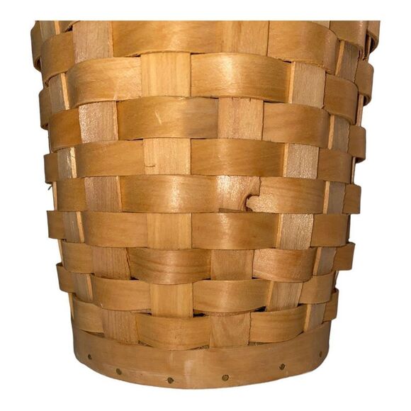 Renaissance Taskets Wooden Flower Vase With Water Proof Liner - Picture 3 of 6